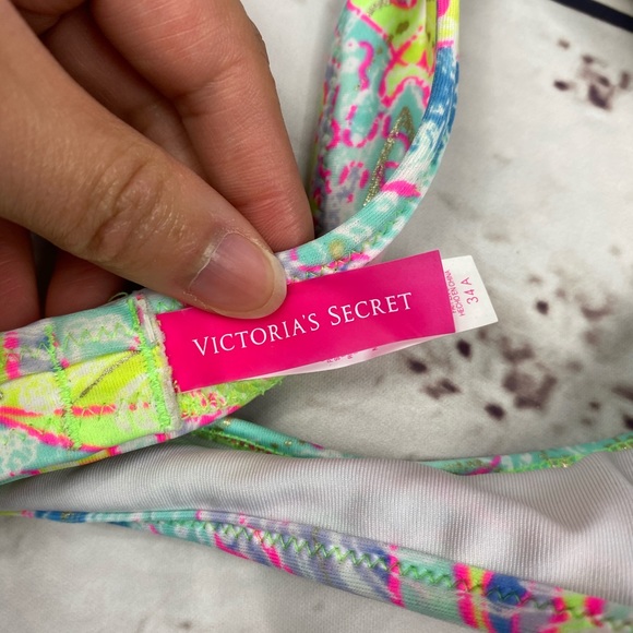 34A VS Multicolor Stud Bikini Top - Picture 12 of 13